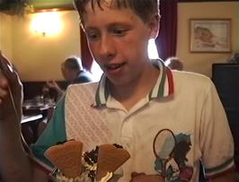 Ryan at the Mocha Cafe, The Esplanade, Sidmouth